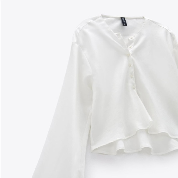 ZARA Flowy Shirt BNWT - Picture 6 of 6